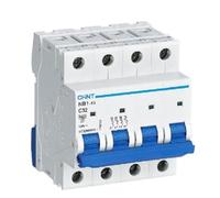 CHINT NB1-63/C20-4P-6 -INTERRUTTORE MAGNETOTERMICO 4P 20A CURVA C 6KA 4M