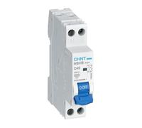 Chint NBH8 - 40-c40 interruttore automatico, 40 a, 1P + n, C curve