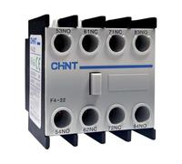 Chint nc1-f422 Head Mount Auxiliary Contact Block, 2 no + 2 NC