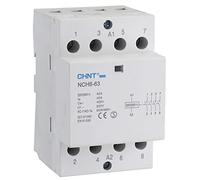 CONTATTORE MODULARE 40A 4 POLI NA 230VAC 3 MODULI DIN CHINT 81099 - 256099
