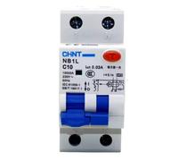 Magnetotermico differenziale Chint NB1L1 10A 1P+N 4,5KA 30MA A 2 Moduli 203333