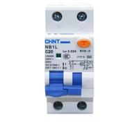 Chint Serie NB1L1 Interruttore Magnetotermico Differenziale 1P+N Alta Protezione - CONFEZIONE: 1 pz., Ampere : 20 Ampere