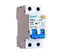 Chint Serie NB1L1 Interruttore Magnetotermico Differenziale 1P+N Alta Protezione - CONFEZIONE: 1 pz., Ampere : 32 Ampere