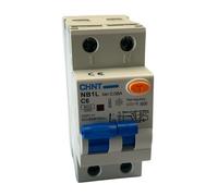CHINT 203332 INTERRUTTORE MAGNETOTERMICO DIFFERENZIALE 6A 1P+N 2 MODULI