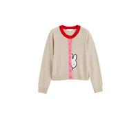 Chinti & Parker Giacchetta 'Miffy Peek' beige / rosa / rosso / bianco Donna Chinti & Parker XL