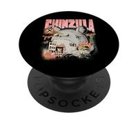 Chinzilla divertente cincillà mostro roditore amanti PopSockets PopGrip Adesivo