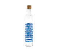 Chio Bottiglia Olio con Tappo in Plastica, Decoro Pesciolini, Vetro, 0.5 lt, Standard, Medium