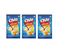 Chio Micro Popcorn Cascaval Cheese, Microwave Popcorn, Gluten-Free, Ready in 2-3 Minutes, Hot & Crunchy, Cheese 240g