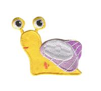 Chiocciola Animale - Toppe Termoadesive Patch Toppa Ricamate, Misura: 6 x 4,9 cm