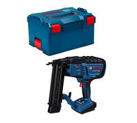 Bosch Professional 18V System Chiodatrice legno GNH 18V-50 M (azion.sing./a contatto,idonea per i seguenti chiodi: 16-54 mm,18 GA (1,2 mm) e ang. caricatore da 0°, L-BOXX, senza batt./caricabatt.)