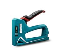 Chiodatrice/graffettatrice Novus J13 - Per punti da 4 a 10 mm - Caricamento inferiore con sgancio di sicurezza - Blocco maniglia - Indicatore punti rimanenti