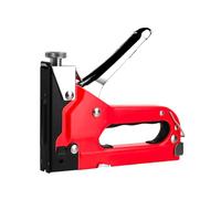 Chiodatrice Manuale con 600 Punti 3in1 Ideale per Bricolage e Professionisti - Puntatrice con Gancio di Sicurezza, Regolazione Rapida della Profondità e Puntine di Ricambio, 23x14x3.5cm