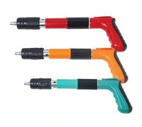 Chiodatrice manuale in acciaio, utensile per rivettatrice per fissaggio a parete, lavorazione dei metalli, installazione di soffitti e fissaggio di pareti in cemento e senza fili Rosso,Verde,GialloLeg