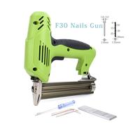 Chiodatrice per cornici Pistola for graffette elettriche 2 in 1 Fissatrice for cornici for strumento di decorazione di mobili(F30 Nails Gun)