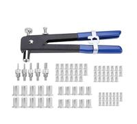 Chiodatrice per cornici Pistola For Rivetti Pneumatica Idraulica Pneumatica Rivettatrice For Chiodi Rivettatrice For Dadi Manuale Utensile Manuale For Pistola For Rivetti Ciechi Nuovo(86pcs)