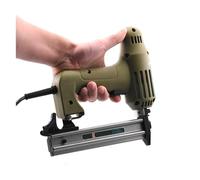 Chiodatrice per cornici Pistola Sparachiodi Diritta 1750W Chiodi Elettrici Pistola For Punti Metallici Pannello In Lega Di Alluminio Pistola Sparachiodi Diritta Strumento For La Lavorazione Del Legno