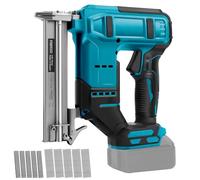 Chiodatrice senza fili compatibile con batteria Makita da 18 V (senza batteria), cucitrice elettrica senza spazzole da 18 GA con 500 chiodi e 500 punti, pistola per unghie senza fili a 2 modalità per