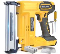 Chiodatrice senza fili da 18 GA per batteria Dewalt da 20 V, chiodatrice e pistola per graffette 2 in 1 con 1000 chiodi e 1000 punti, pistola per unghie a batteria per il miglioramento domestico