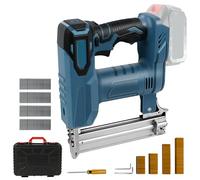 Chiodatrice senza fili da 18 GA per batteria Makita da 18 V, pistola per unghie 2 in 1 senza spazzola/pistola per graffette con 500 chiodi e 500 punti, doppia protezione, per la lavorazione del legno