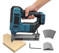 Chiodatrice senza fili per batteria Makita da 18 V, 2 in 1, pinzatrice a batteria da 18 GA, con 1000 chiodi e 1000 punti metallici, per lavori domestici e lavorazione del legno