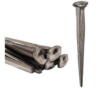 Chiodi a testa di rosa da 10,2 cm - Colore metallico - Chiodi antichi rustici da restauro per appendere, mobili, cabine, persiane, pavimenti - Chiodi decorativi clavos - Chiodi a testa quadrata distinta 10,2 cm