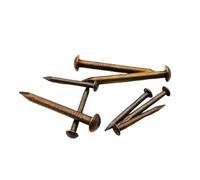 Chiodi a testa piatta per recinzione, terrazza, mu Chiodi A Testa Tonda for Legno Multicolor Misure Multiple Confezione Da 10-100 pezzi(10pcs 2.8x50mm)