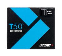 Chiodi Arrow T50 14Mm (9/16In) (Confezione 5000, 4 X 1250) ARRT50916
