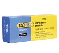 Chiodi Brad Tacwise 18 Gauge 25mm (Confezione 5000) TAC0396