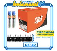 Chiodi C6-20 Chiodatrice Spit Pulsa Cartongesso Fissaggio PZ 1250