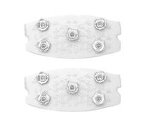 Chiodi da trekking - Copriscarpe antiscivolo | PP 10 x 5 cm, Tacchetti da ghiaccio per uomini e donne, pinze di trazione all'aria aperta per camminare alpinismo correre sicurezza in inverno, coppia