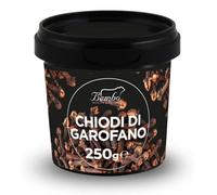 Chiodi di Garofano Interi 250 g Bembo - Spezie Intere Premium per Vin Brulé, Dolci, Tisane e Carne - Cloves Whole - Contenitore Ermetico Salva Aroma Anti Luce