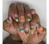 Chiodi di mandorle da applicare lucidi da incollare in 12 misure, suggerimenti francesi per decorazioni artistiche da incollare su unghie artificiali