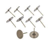 Chiodi for tappezzeria, puntine da disegno, decorative for mobili, 10 pezzi * 22 mm for in legno a testa piatta in metallo Spilli in bronzo antico