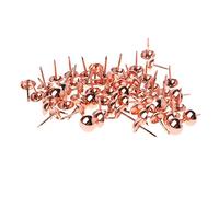 Chiodi for tappezzeria, puntine da disegno, decorative for mobili, 100 pezzi in ottone antico for, for, ferramenta, decorazioni, dropshipping(Rose Gold)