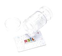 Chiodi Francesi Stamper French Nails Strumento Con Chiodi Raschietto Rotatable Unghie Timbro Set Per Gel Polacco Arte Unghie Timbro