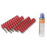 Chiodi in acciaio e cemento 3,0 x 27 mm HC6 Gas per spit Pulsa 800 P27 P40 P65