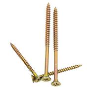 Chiodi in lamiera zincata color ferro, viti autofilettanti temprate ad alta resistenza, viti per legno, M4 * 30 (800 pezzi)-M4 * 35 (600 pezzi/pacco)