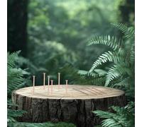 Chiodi in rame da 10,2 cm per la rimozione di ceppi d'albero, punte per uccidere le radici, compatibili con punte da trapano, confezione da 20 pezzi tra cui chiodo in acciaio e punta da trapano (25