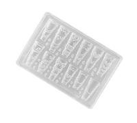 Chiodi in Silicone Flessibile Decorativi Stampi A Forma Di Modello Intagliato Cream Nodi Di Pranzo Artigianato Resina Utensile Gioielli E Personalizzabile Nail Charmeform Fare