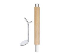 Chiodi Magnet, Cats Eye Nail Tool, Doppia testa Magnetic Wand, Heart-Shaped Design, Professional DIYers Manicure for Travel Workshop Bridal Home Salon Use, Wooden Color