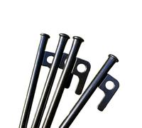 chiodi metallici da terra, 4 pezzi/8 pollici picchetti for tenda da esterno, in acciaio resistente campeggio