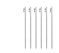chiodi metallici da terra, 6 picchetti for tenda in lega di titanio impieghi gravosi, da campeggio all'aperto, chiodi robusti baldacchino, perni terra(40cm 6pcs)
