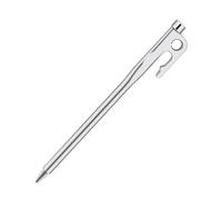 chiodi metallici da terra, Accessori da campeggio 20/25/30/35 cm Picchetti for tende in acciaio inossidabile Chiodi esterno terra Attrezzatura Attrezzo 1 pz(20CM)