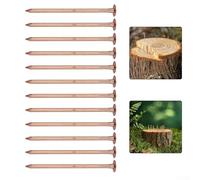 Chiodi per ceppi di rame da 10,2 cm per punte per uccidere le radici degli alberi, materiale in rame massiccio, soluzione per la rimozione di ceppi non disturbanti per uso in giardino e paesaggistica
