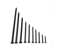 Chiodi per ferramenta, chiodi in acciaio per matto Chiodi speciali in cemento nero, chiodi da parete, in acciaio piccoli for assi di legno, lunghi in , graffette fisse - 5 * 150 8 pezzi(3.7*60*30pcs)