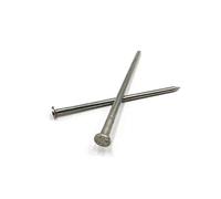 Chiodi per ferramenta, chiodi per cemento, Chiodi stranieri, chiodi Yuan, antiruggine, lunghi, for legno - acciaio inossidabile 304 da 5 pollici 25(304 Stainless Steel 4 Inches 50 Pieces)