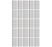 Chiodi per ferro di cavallo , 250PCS Chiodo in acciaio a basso tenore di carbonio realizzato con precisione per allevamento di animali per inchiodare ferri di cavallo in lega di alluminio