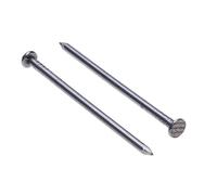 Chiodi per Legno con Testa Tonda Piatta (Quantità da 500) Chiodi Ferro Testa Piana Nero Fai da te e Artigianato per Mobili Taglia: Lunghezza 40 mm Diametro del Chiodo 1.6 mm