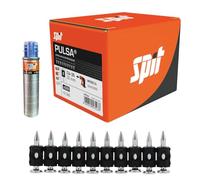 Chiodi per Sparachiodi Chiodatrice a Gas Pulsa 27P 40P 65 Alta Durezza Calcestruzzo Acciaio Guide Cartongesso (C6-35 (35mm), 500 pz scatola)