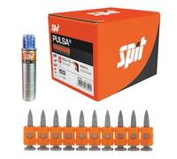 Chiodi per Sparachiodi Chiodatrice a Gas Pulsa 27P 40P 65 Alta Durezza Calcestruzzo Acciaio Guide Cartongesso (HC6-15 (15mm), 500 pz scatola)